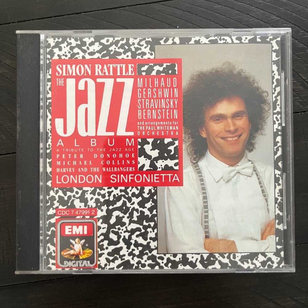 Simon Rattle The Jazz Album CD London Sinfonietta EMI CDC 7 47991 2 Japan Import